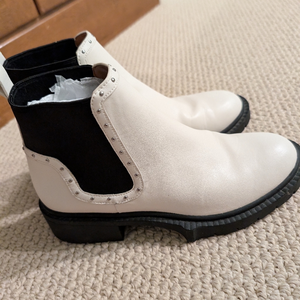 Coach Lory Leather Boots 6.5
